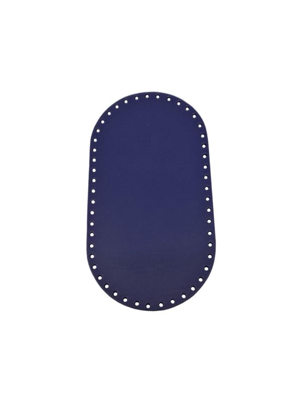 Spód do torby skórzany naturalny - Jucht - 260x140 mm (owal) - DO26-14
