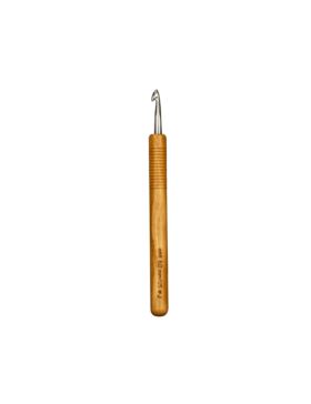 Szydełko aluminiowe z drewnianą rączką ADDI - Nature - 15/17,5 cm - 577-7