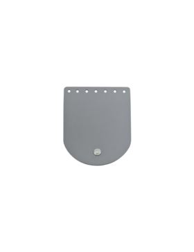 Klapka do etui skórzana naturalna na magnes - Jucht - 100x120 mm - KLAP10X12M