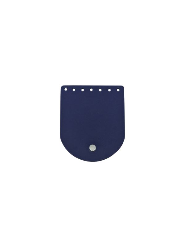 Klapka do etui skórzana naturalna na magnes - Jucht - 100x120 mm - KLAP10X12M