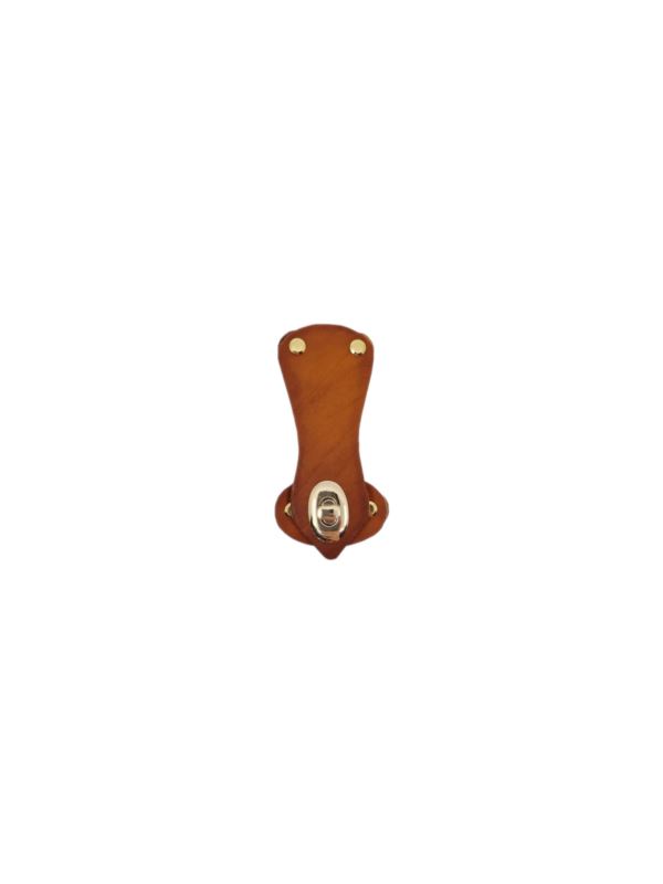Zapięcie skórzane naturalne - Tun Short Jucht - 125 mm - Z1/TS