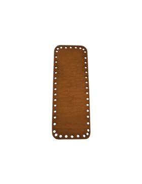 Spód do torby skórzany naturalny - Jucht - 250x80 mm (prostokąt) - DP25-8