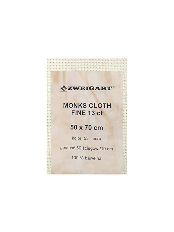Kanwa bawełniana ZWEIGART - Monks Cloth Fine 13ct - 50x70 cm