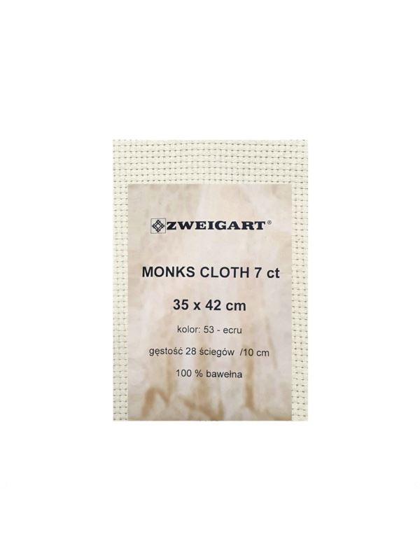 Kanwa bawełniana ZWEIGART - Monks Cloth 7ct - 35x42 cm
