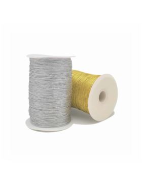 Sznurek ozdobny metalizowany - 1 mm - 800mb/opak.