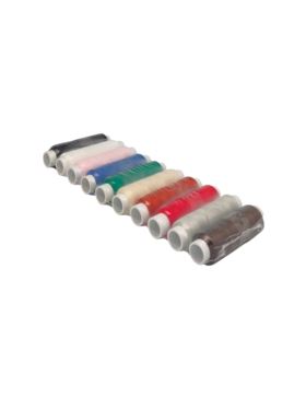 Zestaw nici elastycznych lycra - MIX - 10szt.x200mb/opak.