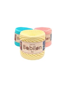Włóczka - T-shirt Yarn - Bobilon Mini - 5-7 mm - ok.100mb/szt.