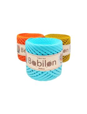 Włóczka - T-shirt Yarn - Bobilon Medium - 7-9 mm - ok.100mb/szt.