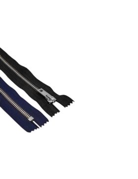 Zamek metalowy nierozdzielczy niklowany VT10-NR - 16 cm