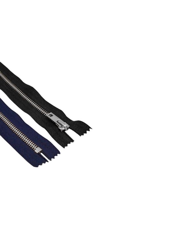 Zamek metalowy nierozdzielczy niklowany VT10-NR - 16 cm
