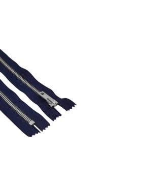 Zamek metalowy nierozdzielczy niklowany VT10-NR - 16 cm