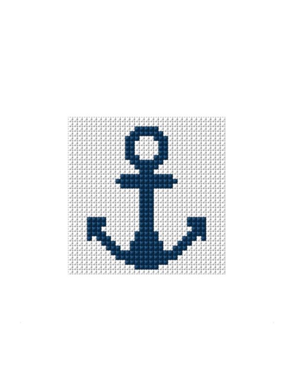 Kanwa z nadrukiem ARIADNA - 8x8 cm - 0106