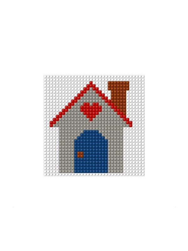 Kanwa z nadrukiem ARIADNA - 8x8 cm - 0108
