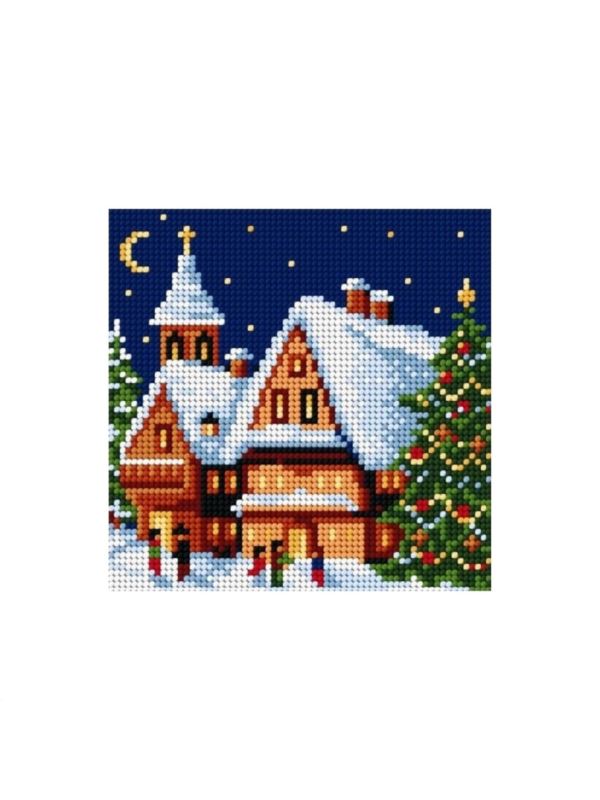 Kanwa z nadrukiem ARIADNA - 15x15 cm - 1002