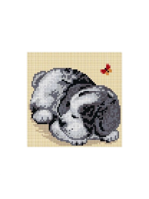 Kanwa z nadrukiem ARIADNA - 15x15 cm - 1004