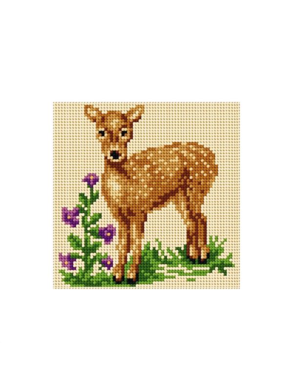 Kanwa z nadrukiem ARIADNA - 15x15 cm - 1008
