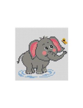 Kanwa z nadrukiem ARIADNA - 15x15 cm - 1034