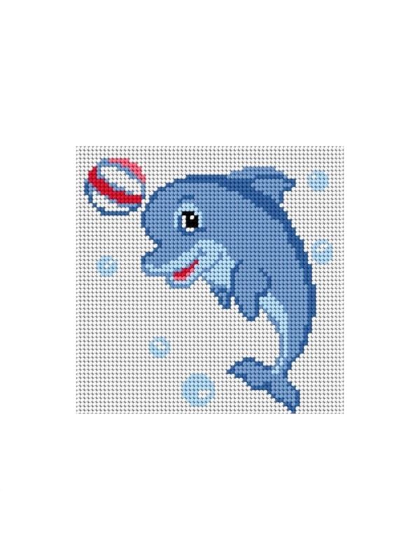 Kanwa z nadrukiem ARIADNA - 15x15 cm - 1042