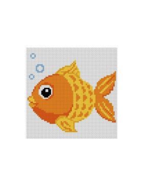 Kanwa z nadrukiem ARIADNA - 15x15 cm - 1043