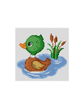 Kanwa z nadrukiem ARIADNA - 15x15 cm - 1053