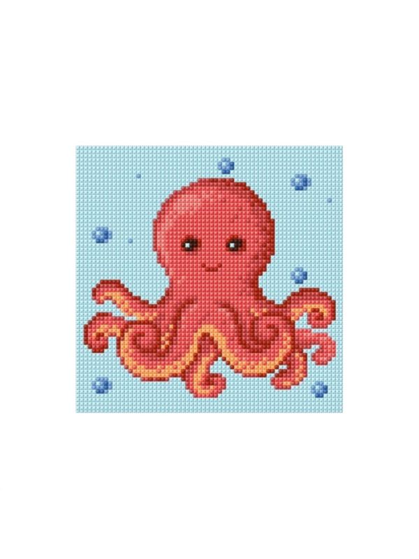 Kanwa z nadrukiem ARIADNA - 15x15 cm - 1059