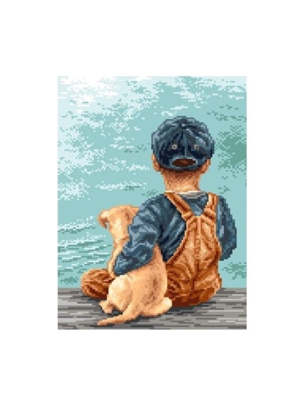 Kanwa z nadrukiem ARIADNA - 24x30 cm - 6026