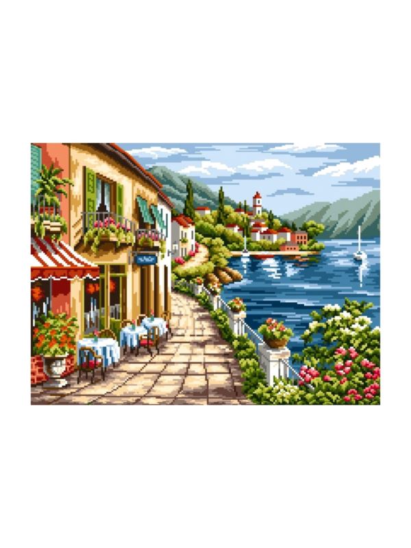 Kanwa z nadrukiem ARIADNA - 30x40 cm - 8028