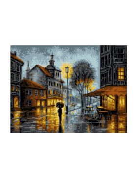 Kanwa z nadrukiem ARIADNA - 30x40 cm - 8035