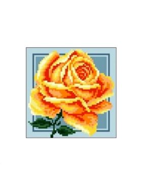 Kanwa z nadrukiem GRAFIKO - 15x15 cm - 0559-8