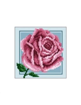 Kanwa z nadrukiem GRAFIKO - 15x15 cm - 0556-5