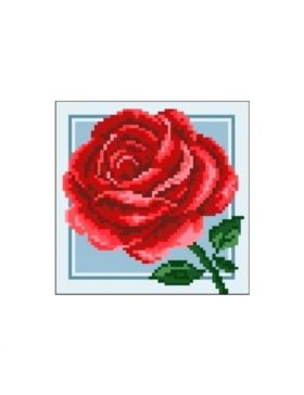 Kanwa z nadrukiem GRAFIKO - 15x15 cm - 0553-2