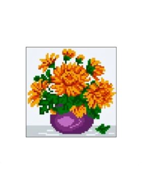 Kanwa z nadrukiem GRAFIKO - 15x15 cm - 0524