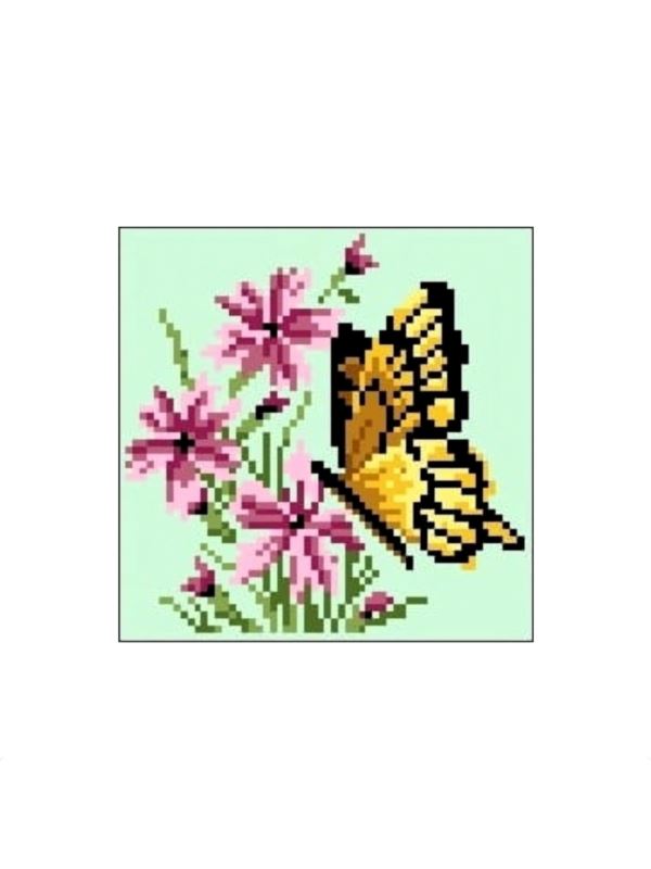 Kanwa z nadrukiem GRAFIKO - 15x15 cm - 0368