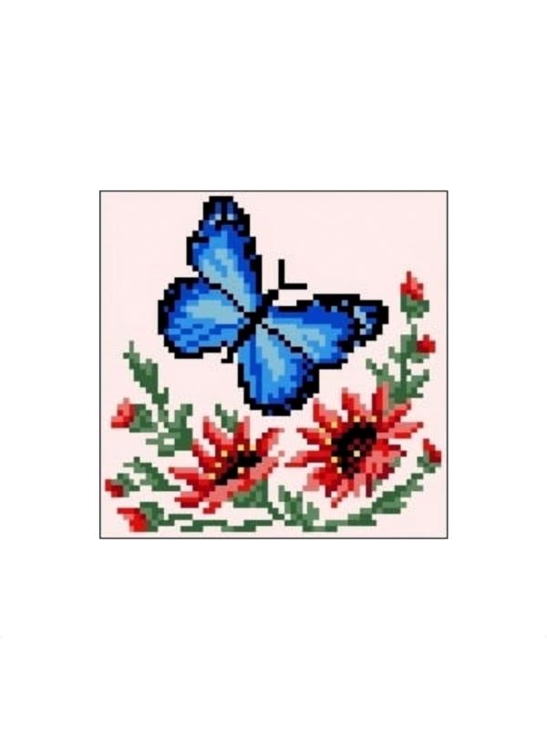 Kanwa z nadrukiem GRAFIKO - 15x15 cm - 0367