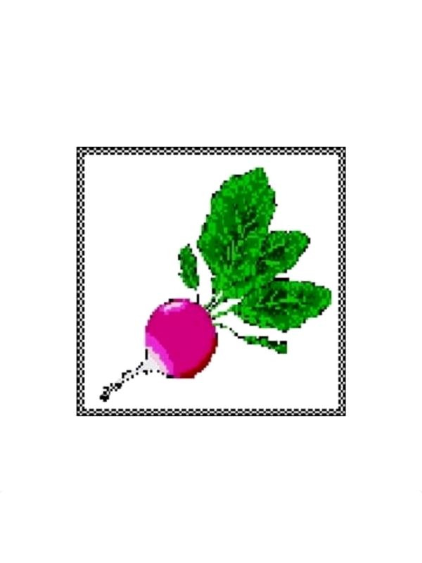 Kanwa z nadrukiem GRAFIKO - 15x15 cm - 0311