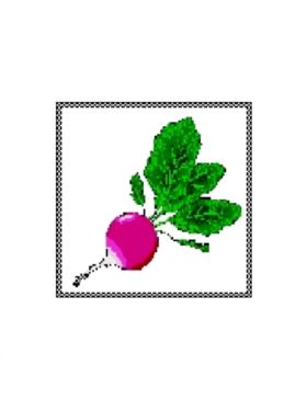 Kanwa z nadrukiem GRAFIKO - 15x15 cm - 0311