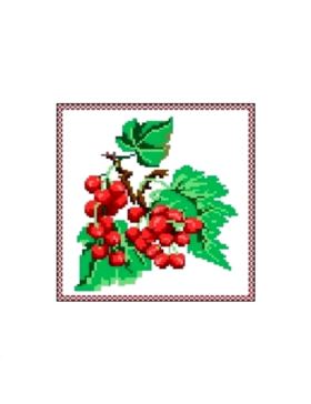 Kanwa z nadrukiem GRAFIKO - 15x15 cm - 0309