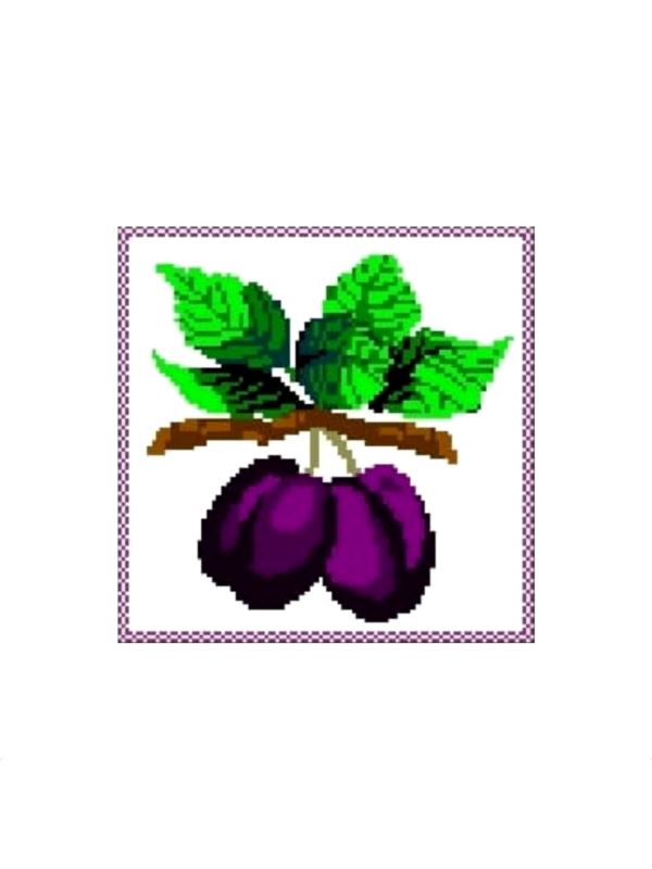 Kanwa z nadrukiem GRAFIKO - 15x15 cm - 0307