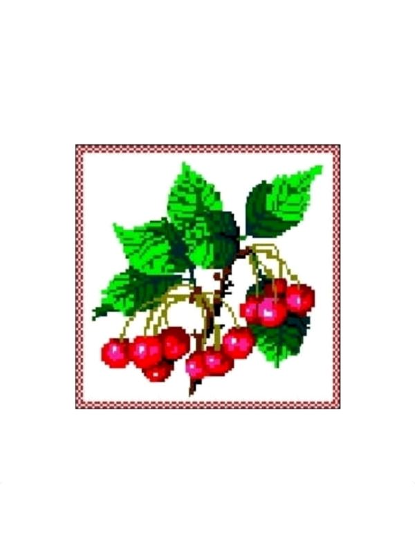 Kanwa z nadrukiem GRAFIKO - 15x15 cm - 0301