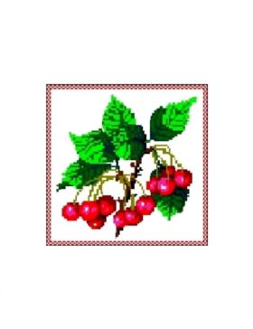 Kanwa z nadrukiem GRAFIKO - 15x15 cm - 0301