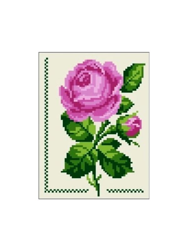 Kanwa z nadrukiem GRAFIKO - 15x20 cm - 0442-3