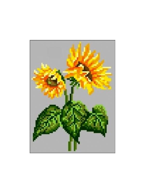Kanwa z nadrukiem GRAFIKO - 15x20 cm - 0435-2