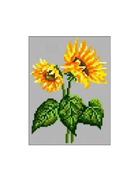 Kanwa z nadrukiem GRAFIKO - 15x20 cm - 0435-2
