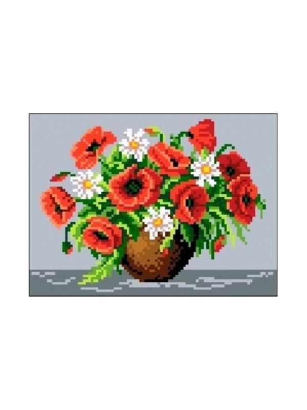 Kanwa z nadrukiem GRAFIKO - 18x24 cm - 0771
