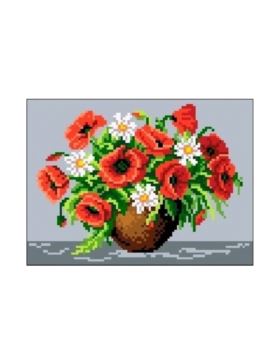 Kanwa z nadrukiem GRAFIKO - 18x24 cm - 0771