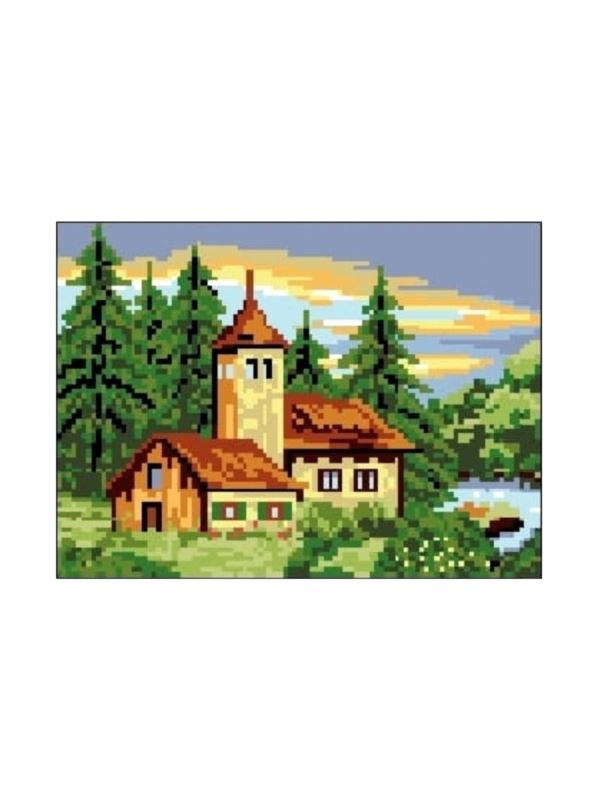 Kanwa z nadrukiem GRAFIKO - 18x24 cm - 0768