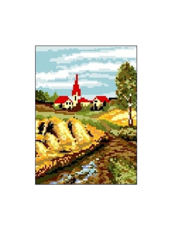 Kanwa z nadrukiem GRAFIKO - 18x24 cm - 0727