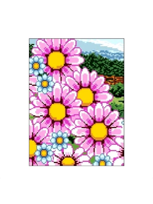 Kanwa z nadrukiem GRAFIKO - 24x30 cm - 1093-1