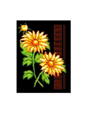 Kanwa z nadrukiem GRAFIKO - 24x30 cm - 1089