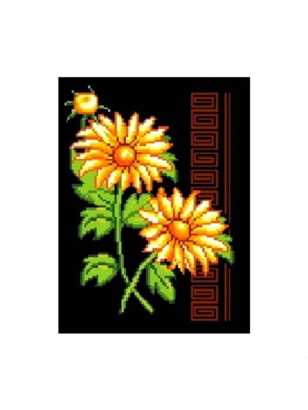 Kanwa z nadrukiem GRAFIKO - 24x30 cm - 1089